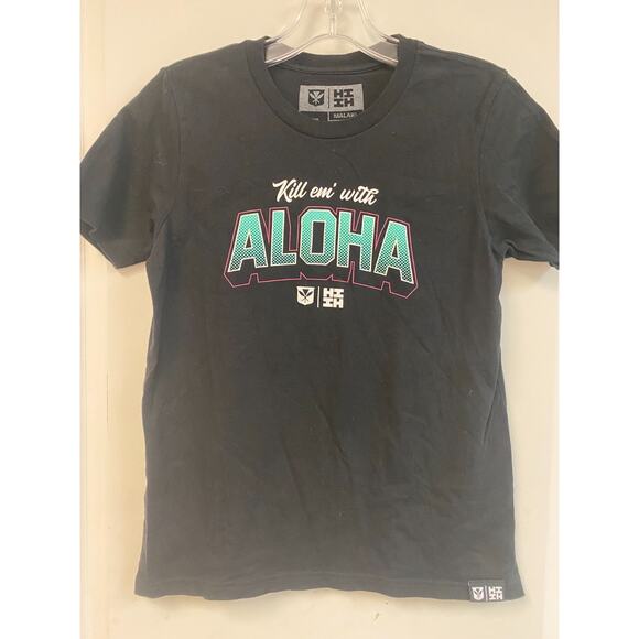 Kill em' with Aloha Youth XL T-Shirt AAA3505 Surf skateboard - Picture 1 of 7